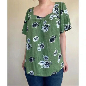 Lucky Brand Floral Blouse